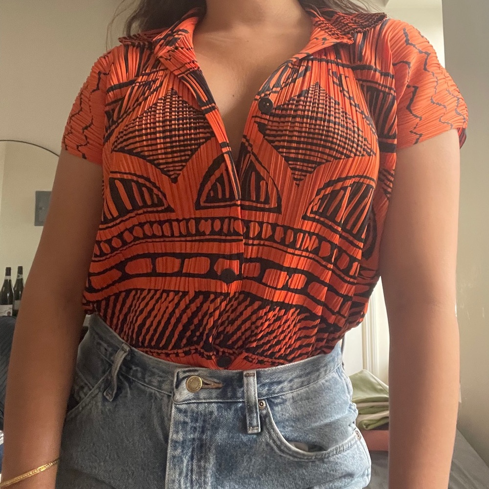 Issey Miyake pleats please blouse